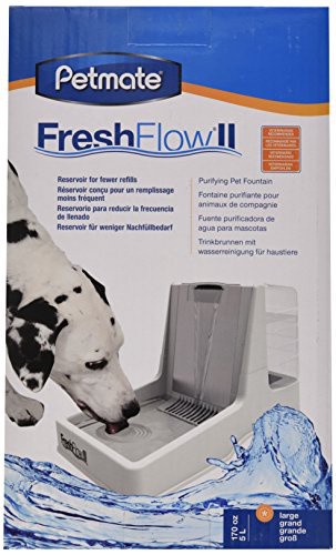 slide 3 of 8, Petmate Fresh Flow II Dog & Cat Water Fountain, 1 ct