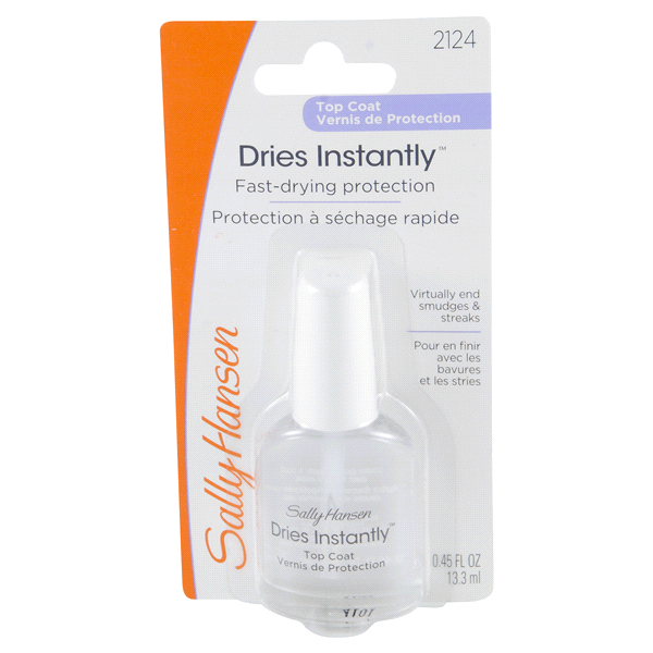 slide 1 of 1, Sally Hansen Top Coat Dries Instantly 30-Second, 0.45 oz