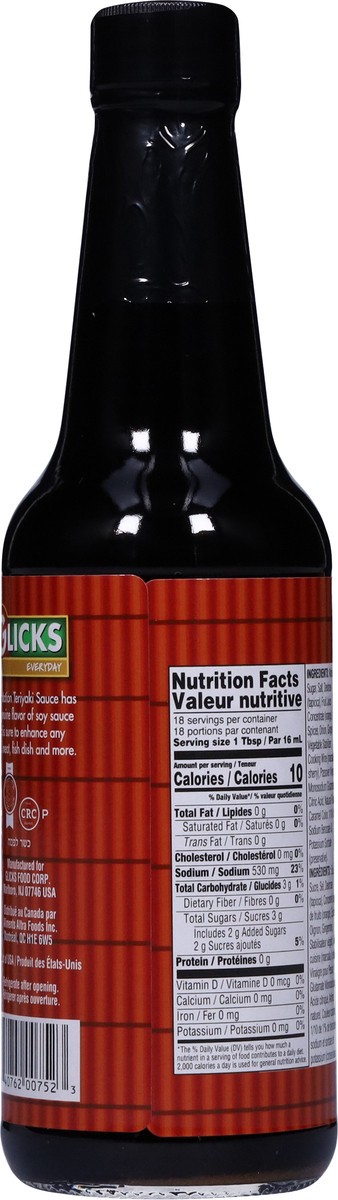 slide 7 of 9, Glicks Teriyaki Sauce, 10 oz