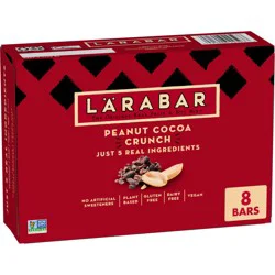 LÄRABAR Peanut Cocoa Crunch Fruit and Nut Bars - 8 count, 12.8 oz