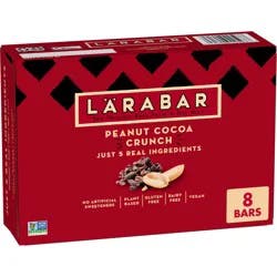 LÄRABAR Peanut Cocoa Crunch Fruit and Nut Bars - 8 count, 12.8 oz