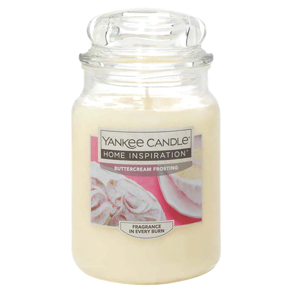 slide 1 of 1, Yankee Candle Home Inspiration Buttercream Frosting Candle, 19 oz