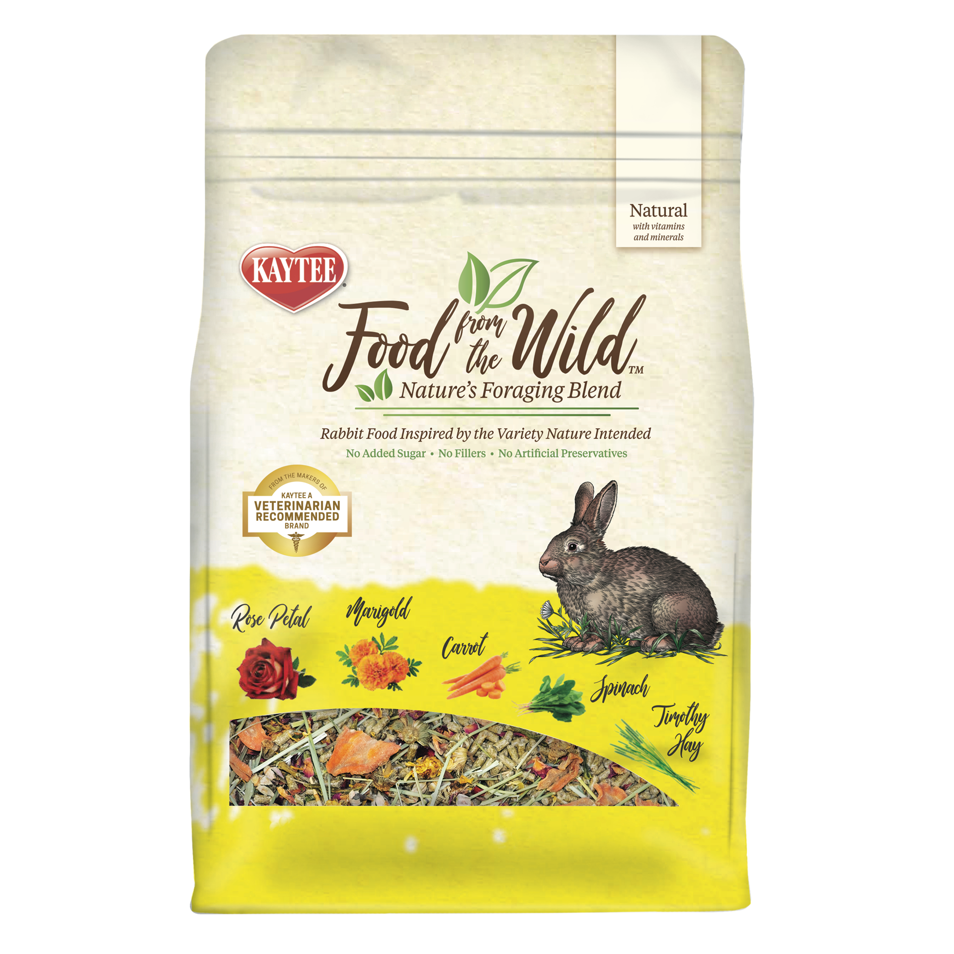 slide 1 of 10, Kaytee Food From The Wild Rabbit Food, 4 pounds, Forage Complex, 1 ct