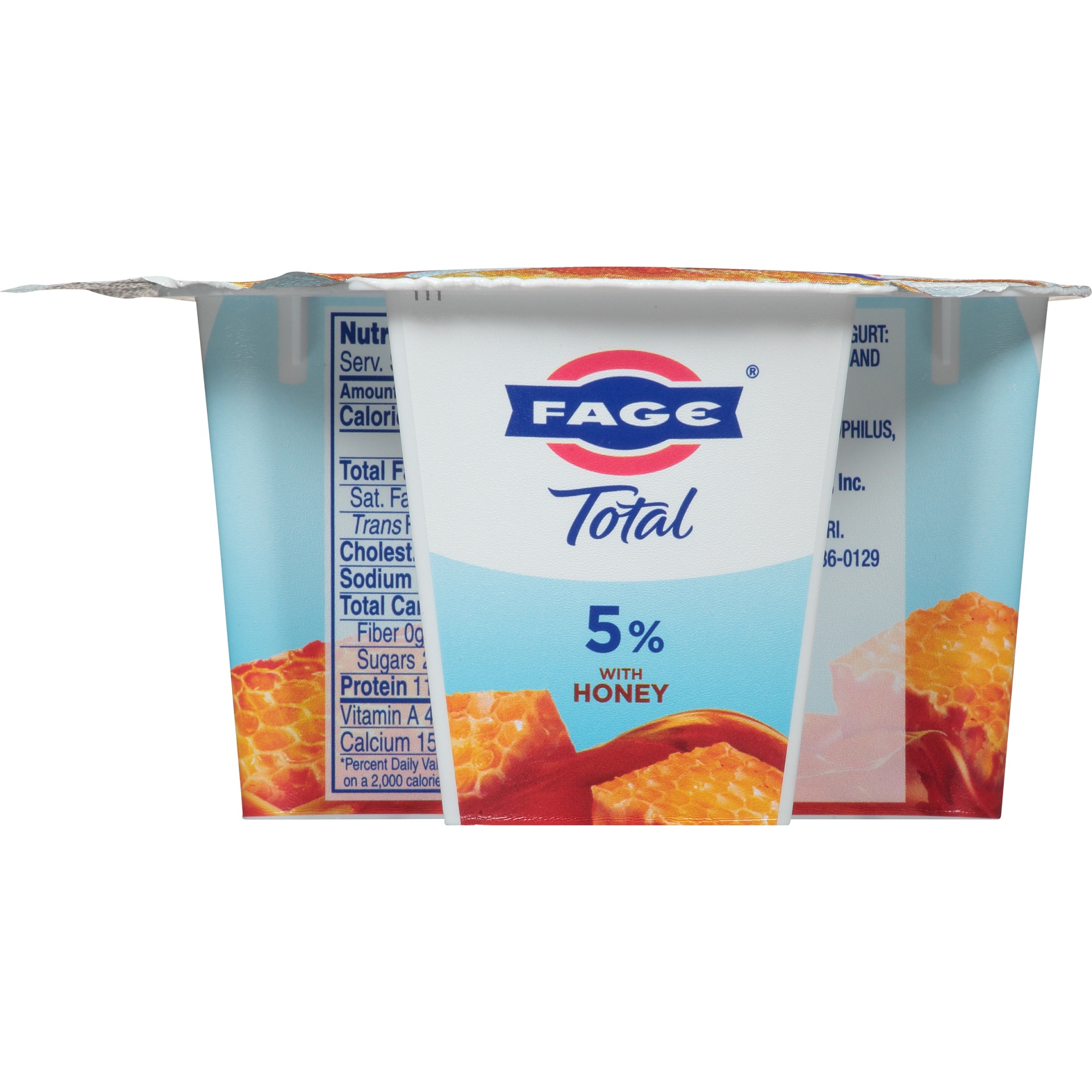 Fage Total Whole Milk Greek Strained Yogurt Honey 5.3 oz Shipt