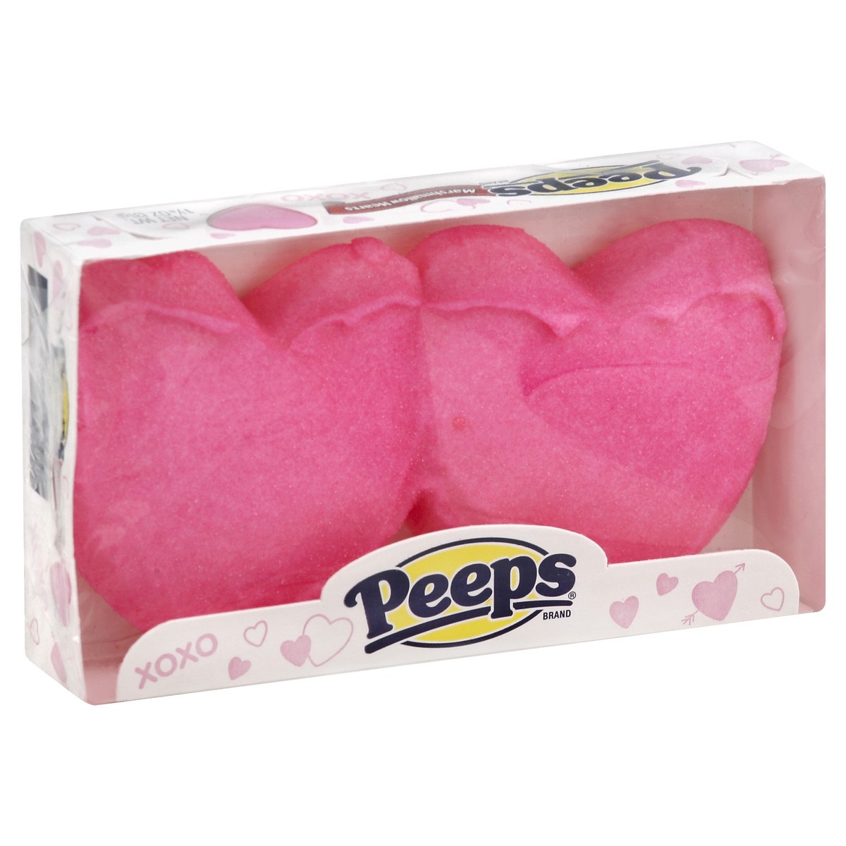 slide 4 of 4, Peeps Marshmallow Hearts 1.125 oz, 1.12 oz