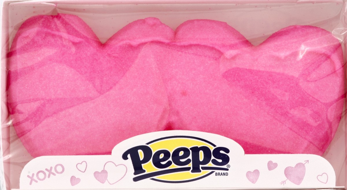 slide 1 of 4, Peeps Marshmallow Hearts 1.125 oz, 1.12 oz