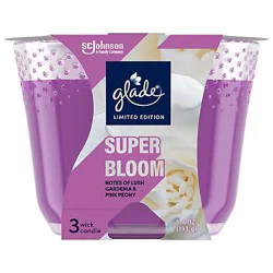 Glade Candle Super Bloom - 6.8 Oz