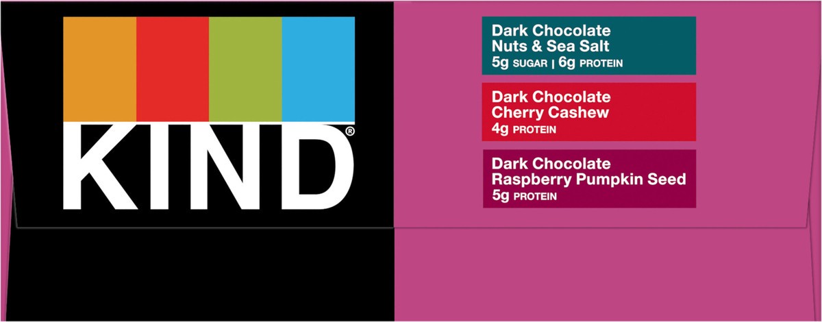slide 7 of 11, KIND Chocolate Nut Bar Variety Pack, 12 ct