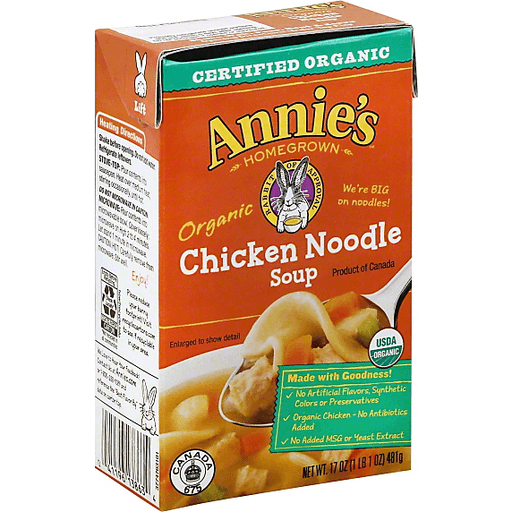 slide 2 of 4, Annie's Organic Chicken Noodle Soup, 17 oz