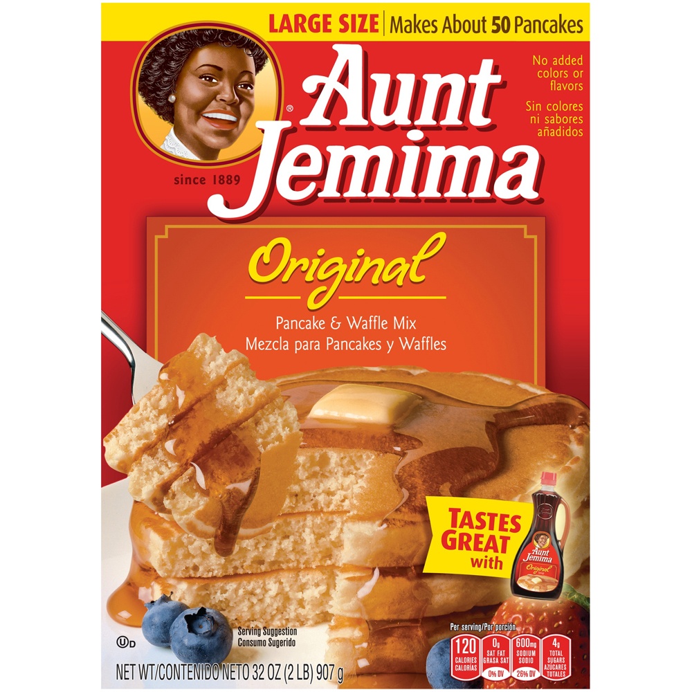 slide 2 of 5, Aunt Jemima Original Pancake & Waffle Mix, 32 oz