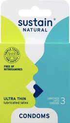Sustain Condoms 3 ea