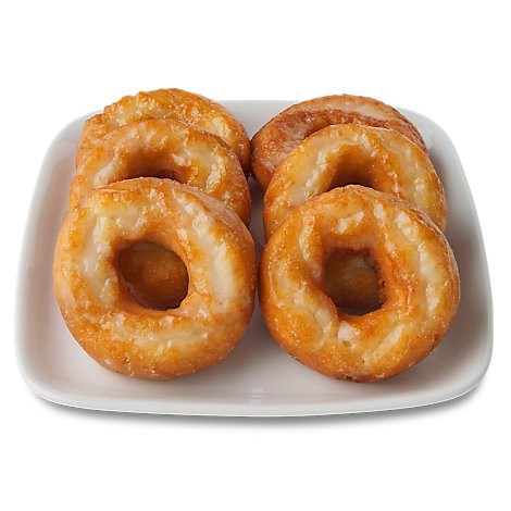 slide 1 of 1, Bakery Donut Glazed 6 Count - Each, 1 ct