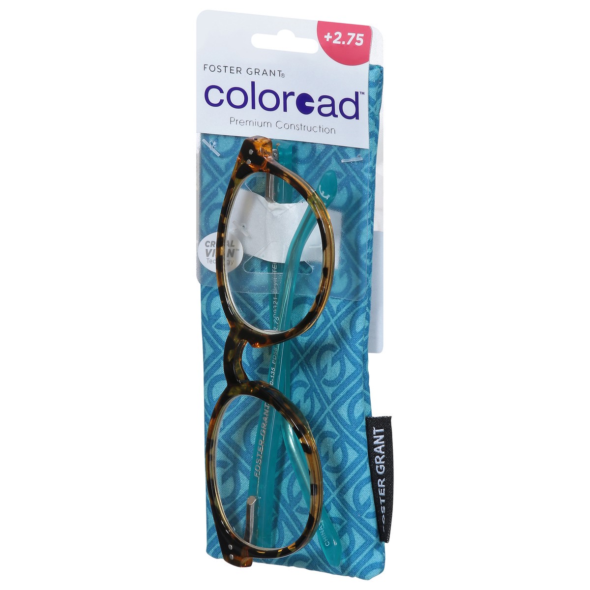 slide 6 of 11, Foster Grant Coloread +2.75 Bryn Reading Glasses 1 ea, 1 ct