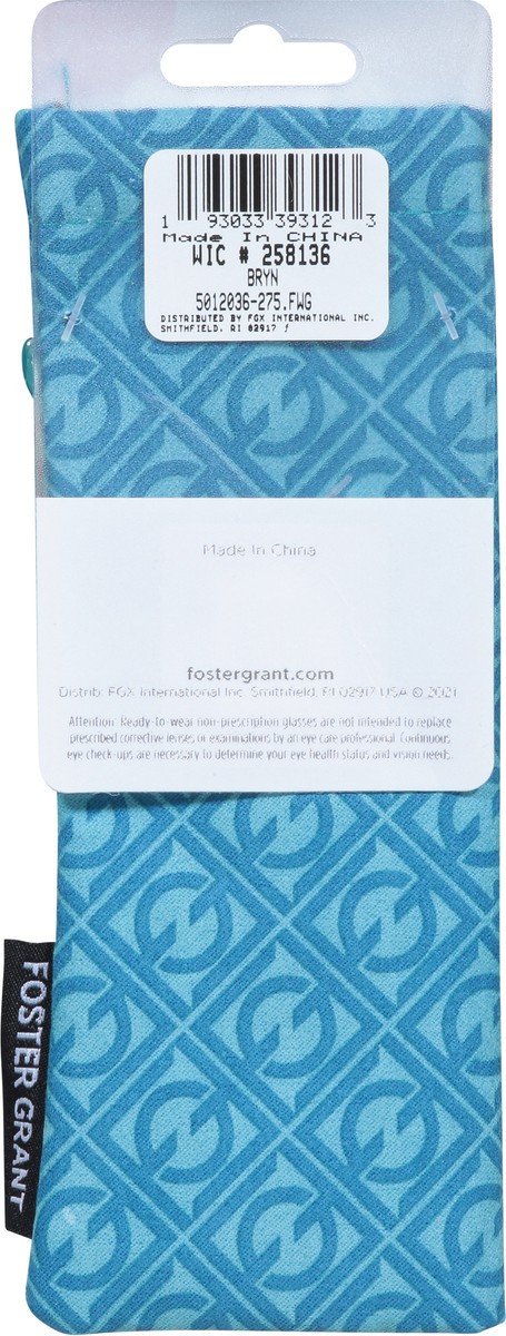 slide 5 of 11, Foster Grant Coloread +2.75 Bryn Reading Glasses 1 ea, 1 ct