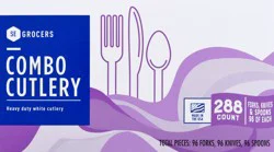 SE Grocers Hvy Duty White Combo Cutl