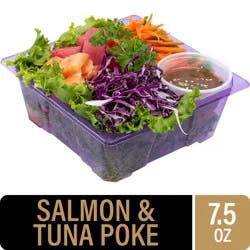 Private Selection Salmon and Tuna Salad Poke Rice Bowl