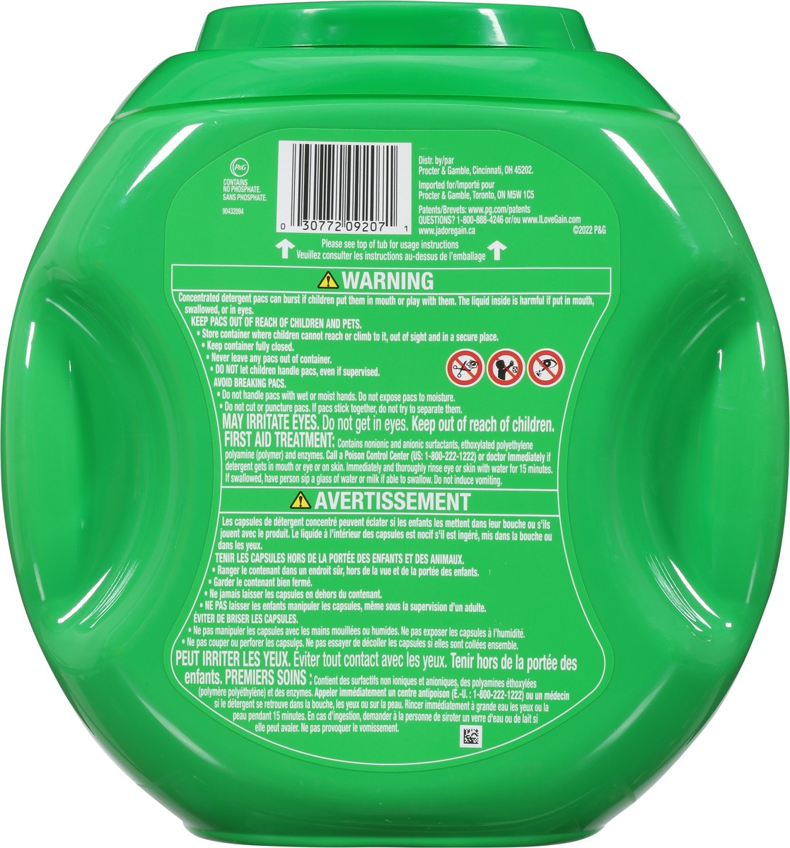 slide 6 of 9, Gain Flings Laundry Detergent Pacs, 152 Count, Original Scent, 3 in 1 HE Detergent Pacs with Oxi Boost and Febreeze, 76 ct