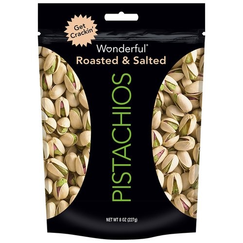 slide 1 of 1, Wonderful Pistachios Roasted & Salted, 8 oz