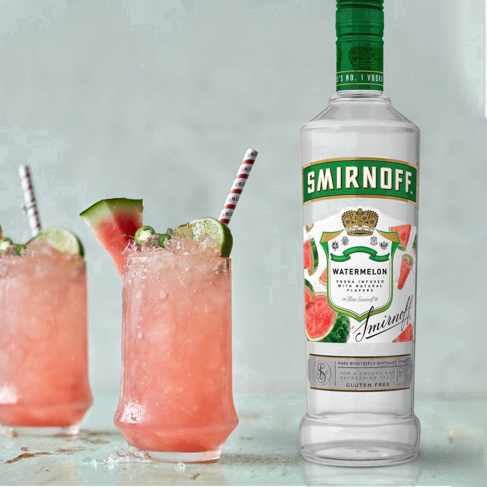 slide 15 of 22, Smirnoff Watermelon (Vodka Infused With Natural Flavors), 750 mL, 750 ml