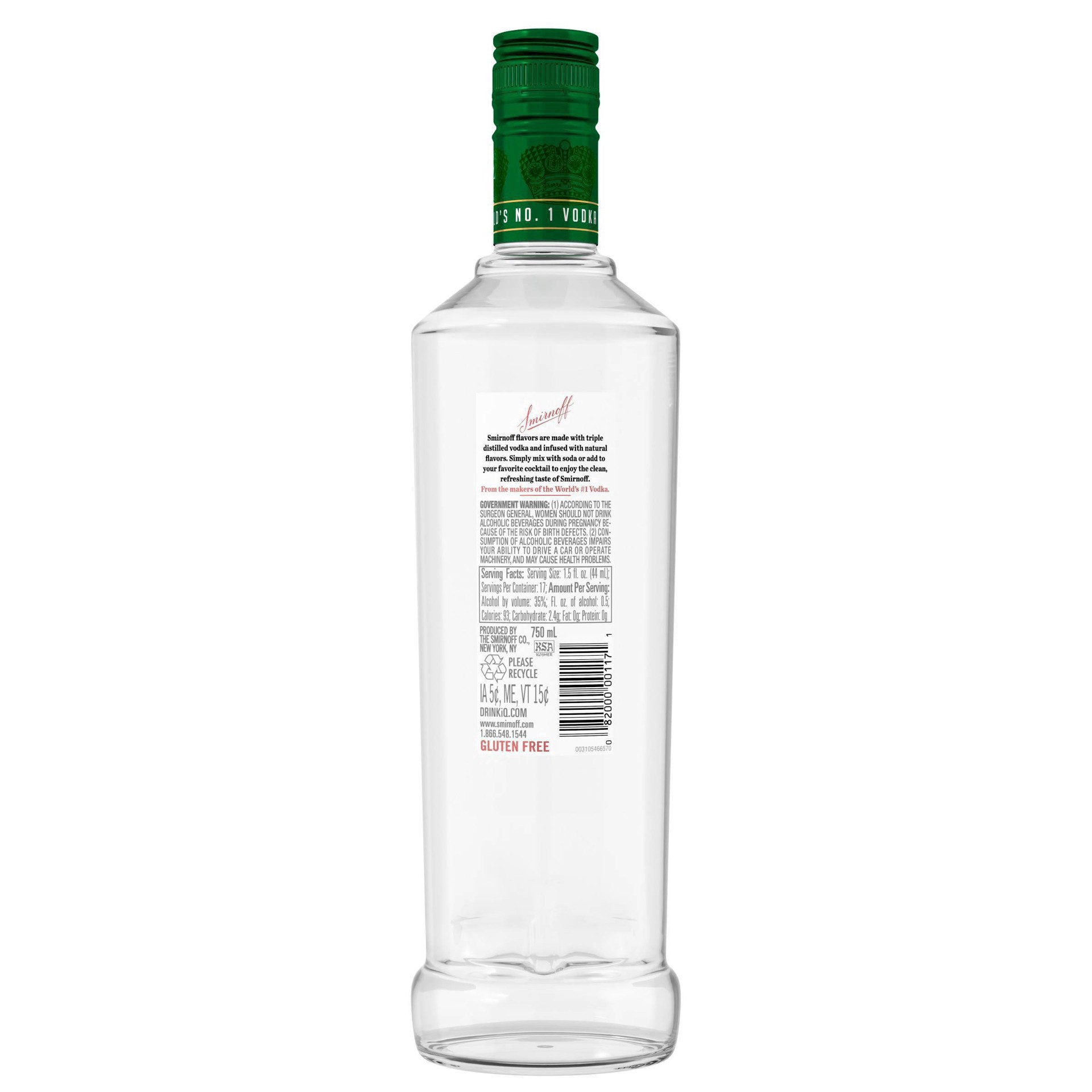 slide 14 of 22, Smirnoff Watermelon (Vodka Infused With Natural Flavors), 750 mL, 750 ml