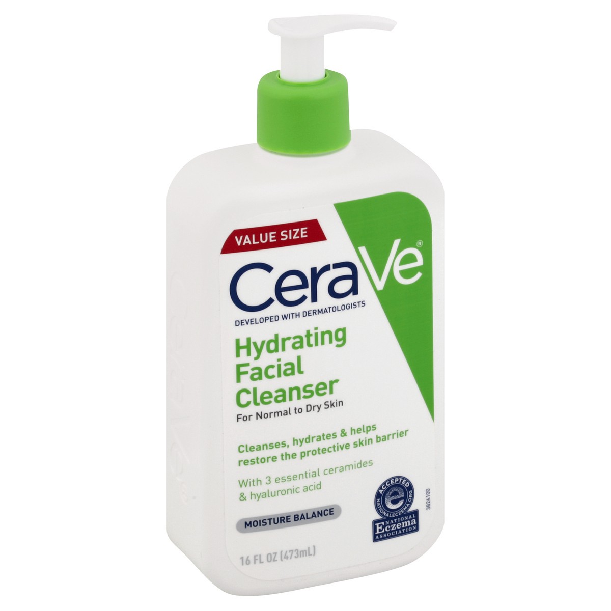 slide 3 of 3, CeraVe Facial Cleanser 16 oz, 16 oz