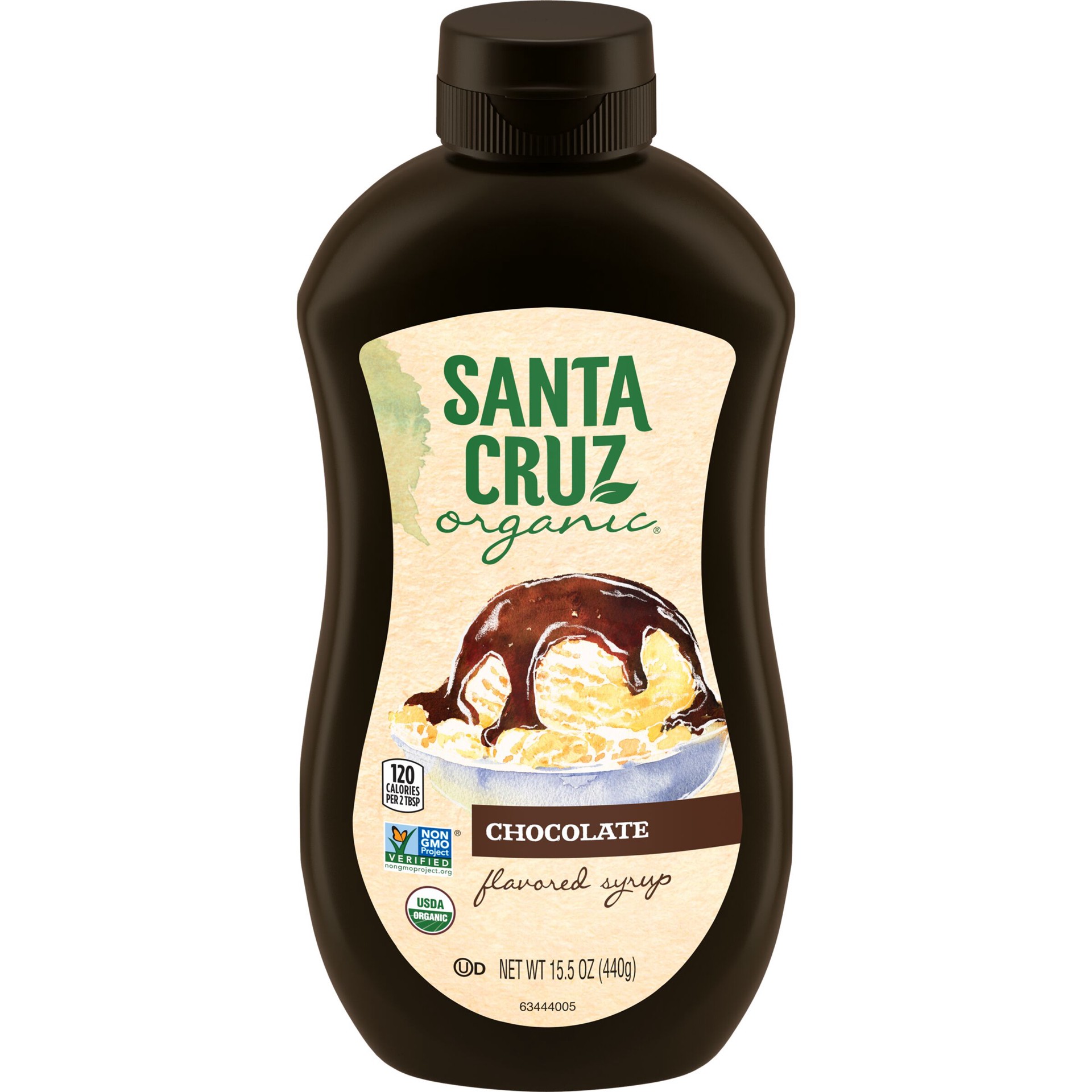 slide 1 of 3, Santa Cruz Organic Chocolate Flavored Syrup, 15.5-Ounce, 15.5 oz