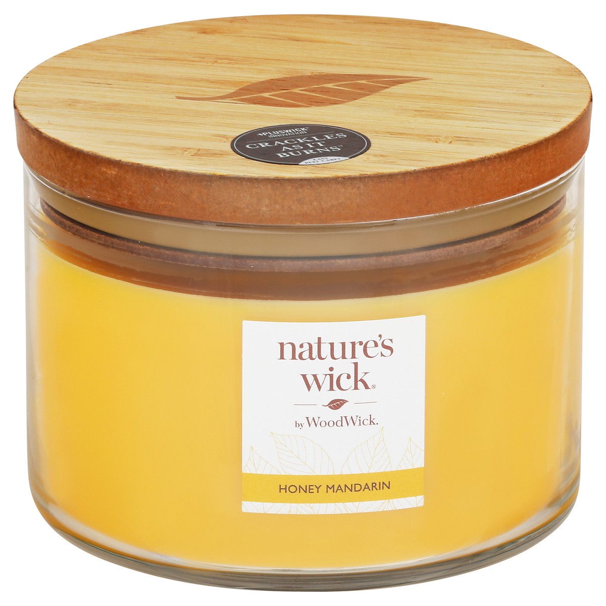 slide 1 of 12, Nature's Wick Honey Mandarin Candle 1 ea, 1 ct