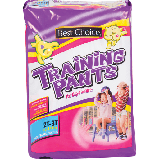 slide 1 of 1, Best Choice Jumbo Training Pants 2T-3T, 25 ct