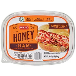 H-E-B Honey Ham Shaved Family Pack