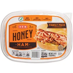 H-E-B Honey Ham Shaved Family Pack