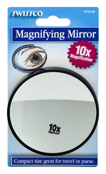 slide 1 of 1, Swissco 10X Magnifying Compact Mirror, 1 ct