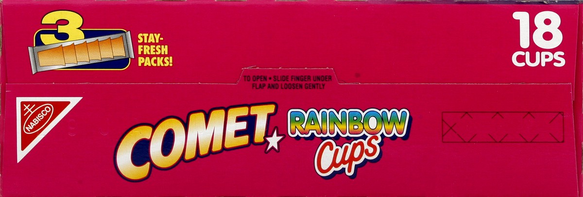 slide 5 of 6, Comet Cups Nabisco Comet Rainbow Cups, 18 ct; 25 oz