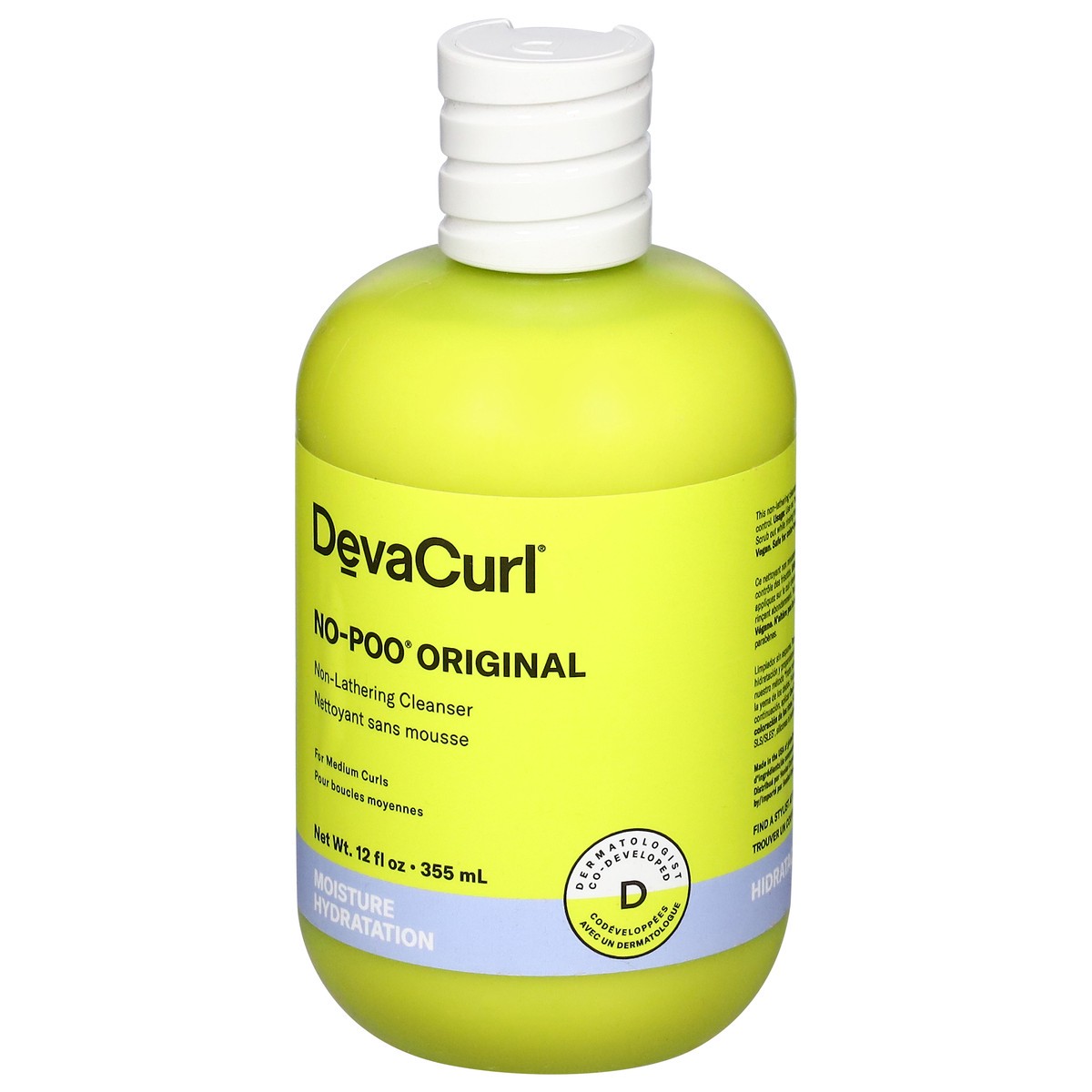 slide 5 of 12, DevaCurl No-Poo Original Moisture Hydration Cleanser 12 fl oz, 1 ct