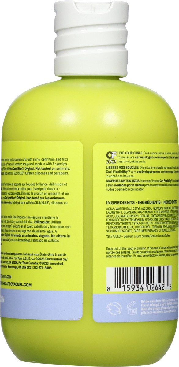 slide 9 of 12, DevaCurl No-Poo Original Moisture Hydration Cleanser 12 fl oz, 1 ct