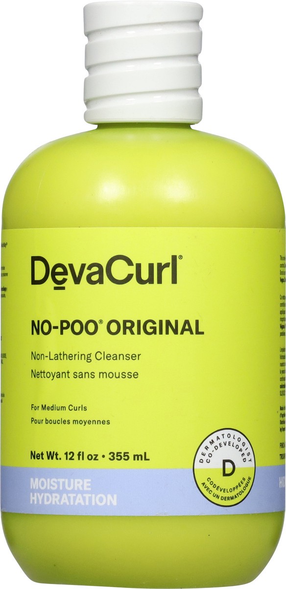 slide 10 of 12, DevaCurl No-Poo Original Moisture Hydration Cleanser 12 fl oz, 1 ct