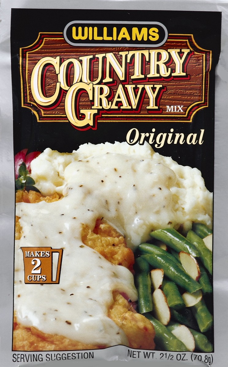 slide 2 of 2, Williams Original Country Gravy Mix 2.5 oz Envelope, 2.5 oz