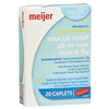 slide 14 of 29, Meijer Mucus Relief All-In-One Cold & Flu, 20 Caplets, 20 ct