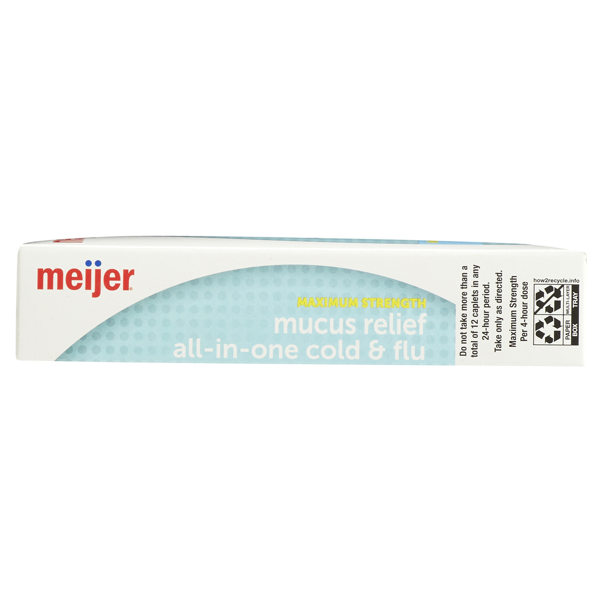 slide 27 of 29, Meijer Mucus Relief All-In-One Cold & Flu, 20 Caplets, 20 ct