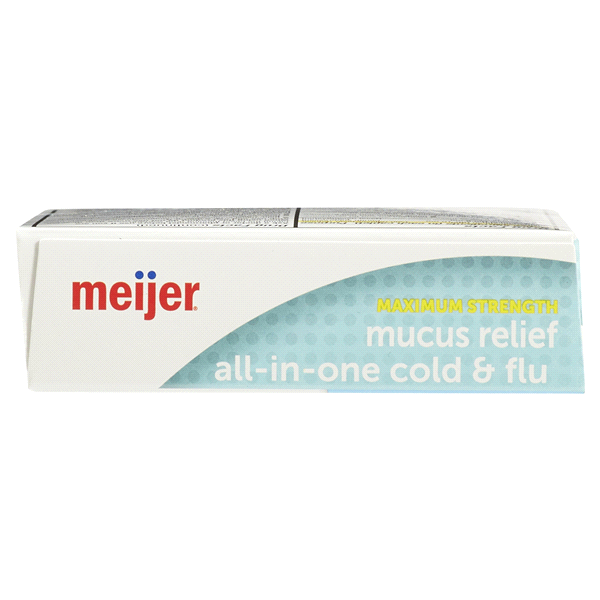 slide 21 of 29, Meijer Mucus Relief All-In-One Cold & Flu, 20 Caplets, 20 ct