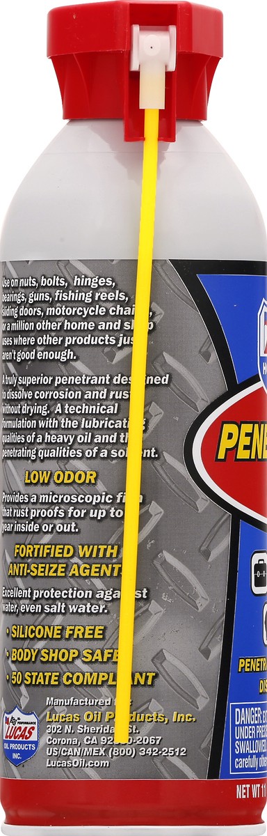 slide 8 of 11, Lucas Oil Products Penetrating Oil 11 oz, 11 oz