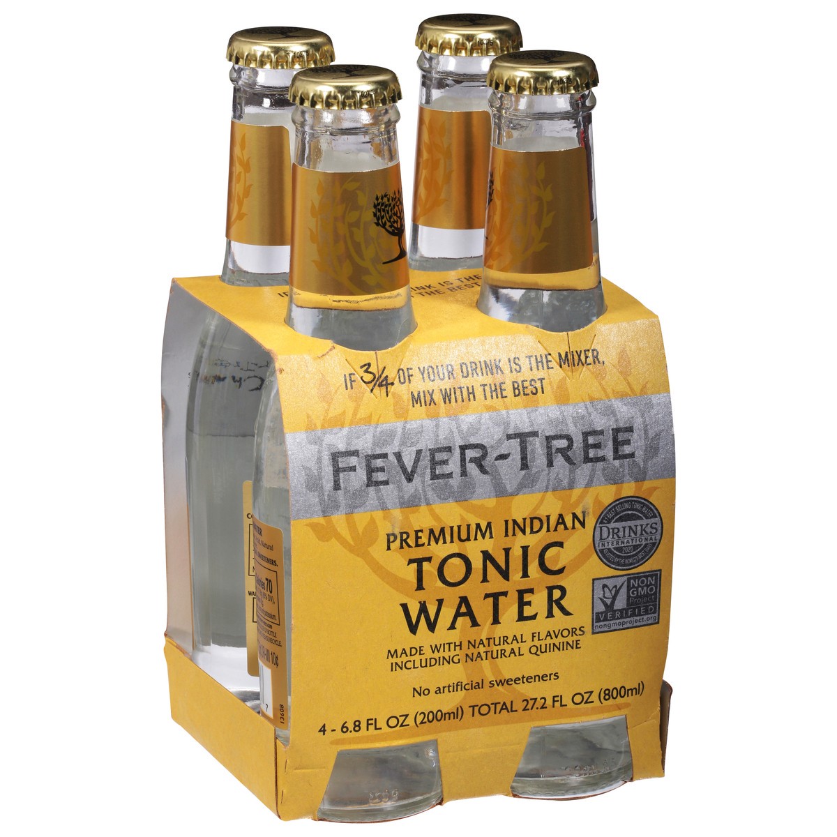 slide 8 of 9, Fever-Tree Tonic Water - 27.2 fl oz, 4 ct; 200 ml