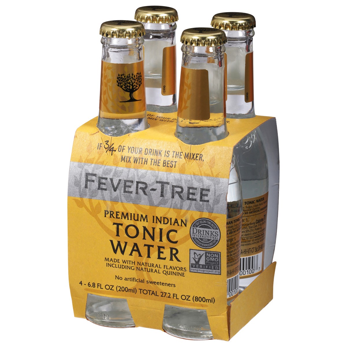 slide 2 of 9, Fever-Tree Tonic Water - 27.2 fl oz, 4 ct; 200 ml