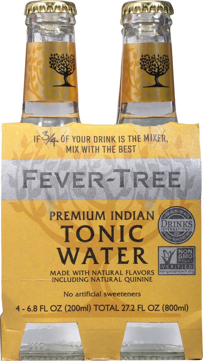 slide 7 of 9, Fever-Tree Tonic Water - 27.2 fl oz, 4 ct; 200 ml