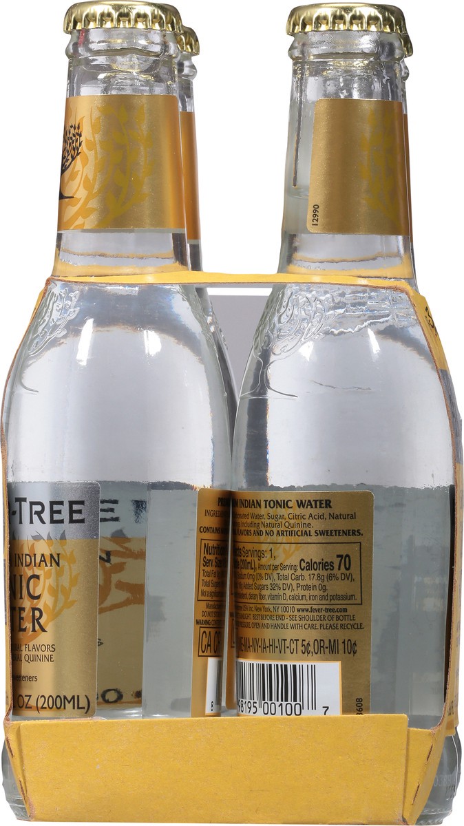 slide 3 of 9, Fever-Tree Tonic Water - 27.2 fl oz, 4 ct; 200 ml