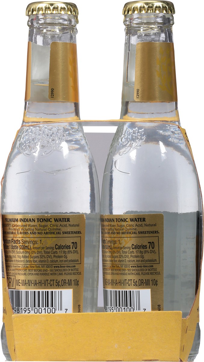 slide 5 of 9, Fever-Tree Tonic Water - 27.2 fl oz, 4 ct; 200 ml