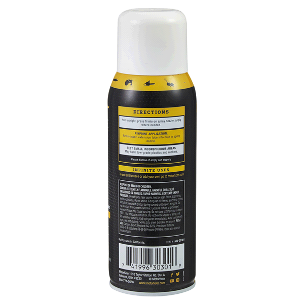 slide 3 of 5, MotorKote All Purpose Spray Lubricant, 12 oz