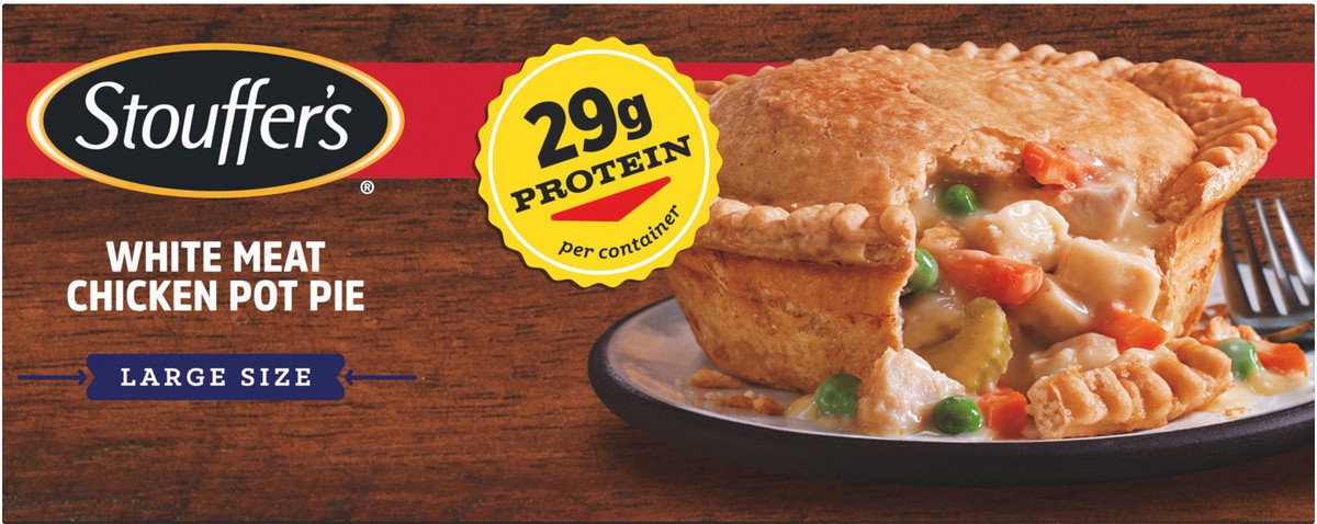 slide 3 of 8, Stouffer's White Meat Chicken Pot Pie Frozen Meal, 16 oz