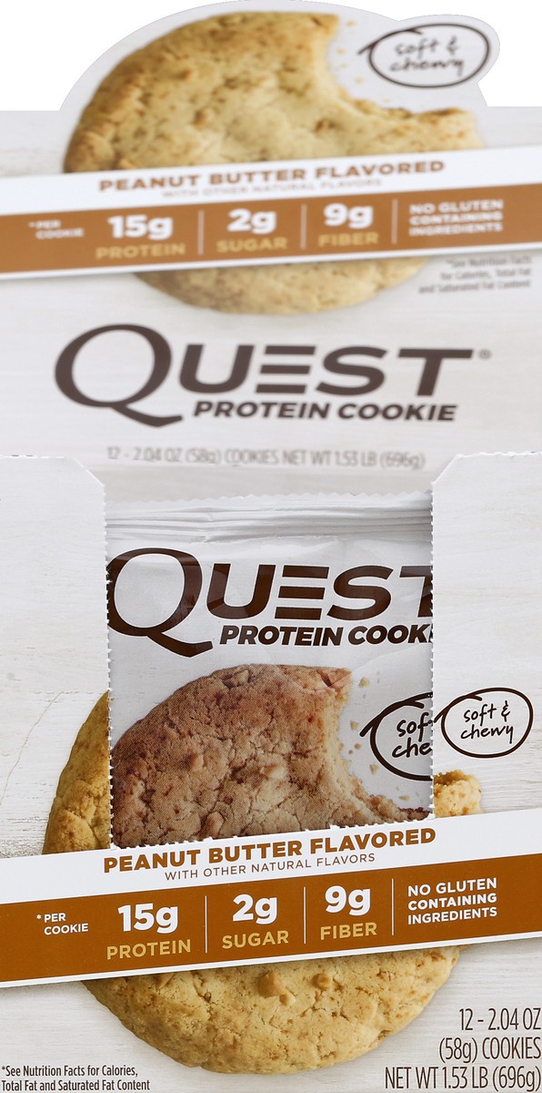 slide 2 of 2, Quest Protein Cookie, 12 ct