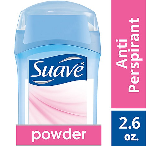 slide 1 of 1, Suave Antiperspirant Deodorant Invisible Solid 24 Hour Protection Powder, 2.6 oz