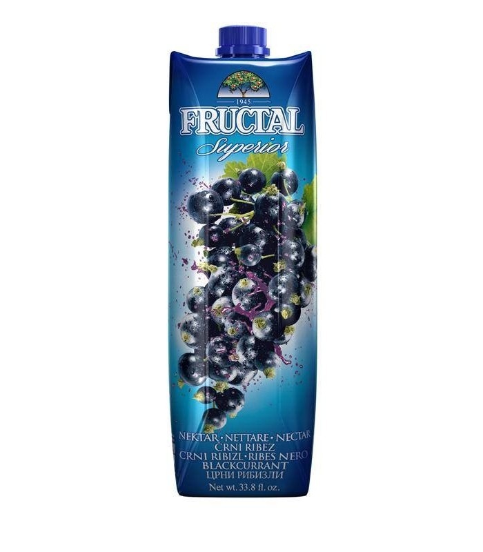 slide 1 of 1, Fructal Premium Blackcurrant Nectar, 1 liter